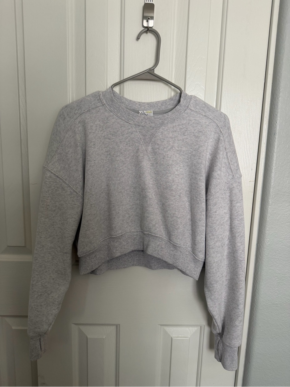 Aerie cropped crewneck sweatshirt